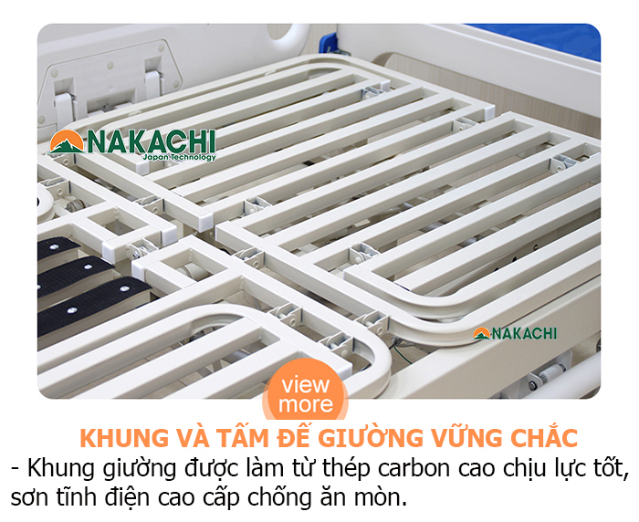 tấm đế giường Giường Y Tế Đa Năng Điện Cơ Nakachi NC-04DC